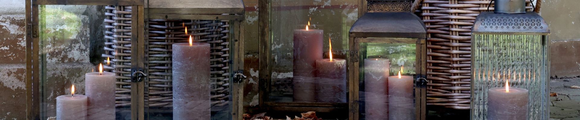 Lanterns for candles