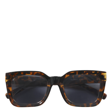 Solbriller m. leopardm&oslash;nster inkl. etui