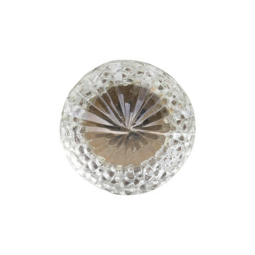 Knob in cut glass