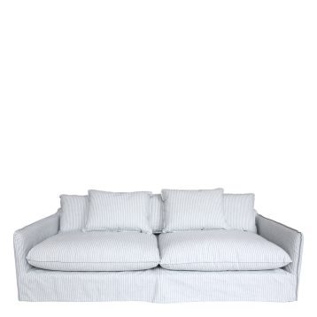 Malo Sofa i hør m. 5 puder