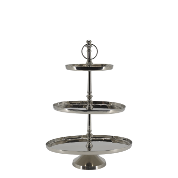 Etagere m. 3 ovale fade