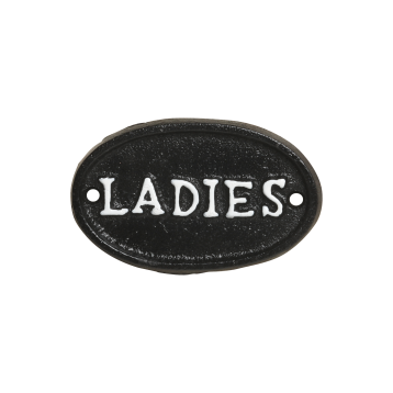 Schild Ladies