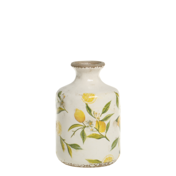 Limone Flaske m. citronmotiv