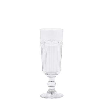 Antoinette Champagneglas m. perlekant