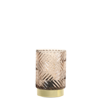 Lampe LED m. mønster