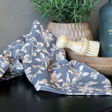 Lot De 6 Torchons De Cuisine Absorbants Motif Floral Vintage