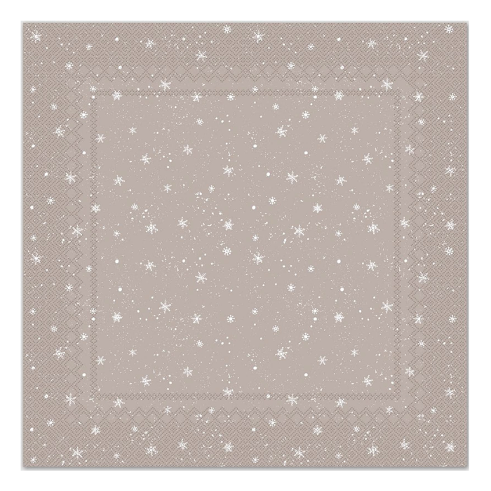 Servietten mit Schneeflocke
