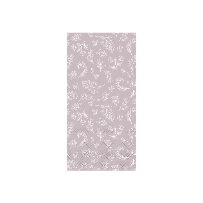 Serviette mit Blättern