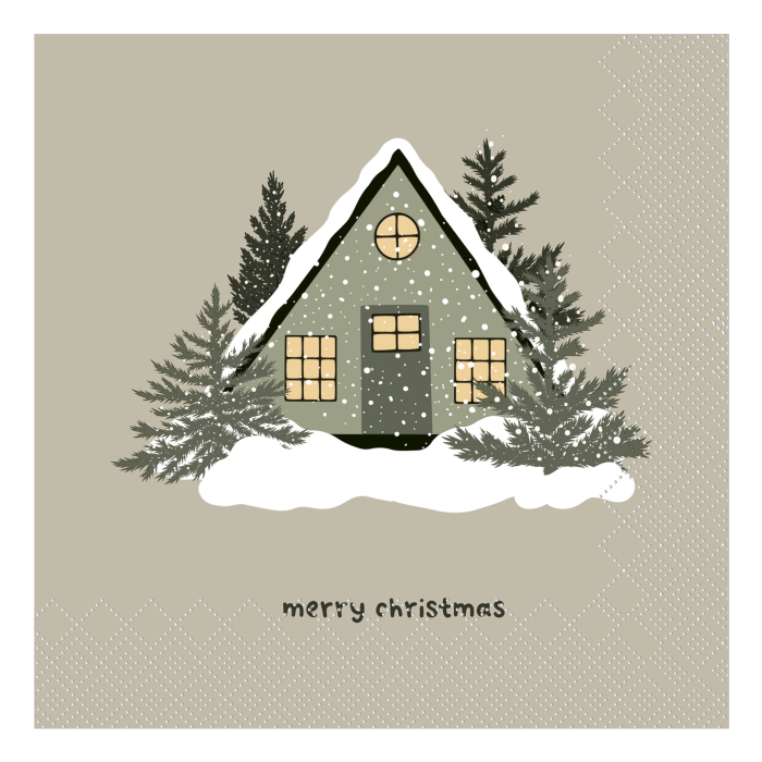 Serviet m. Merry Christmas