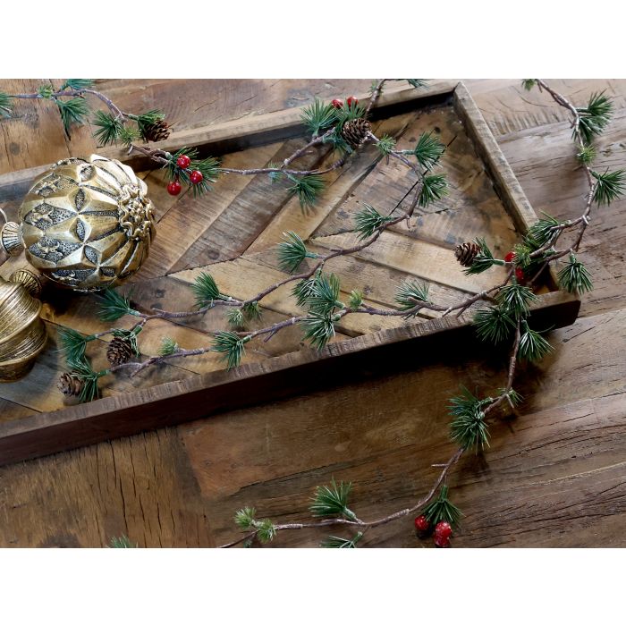 Fleur Cedar Garland w. berries