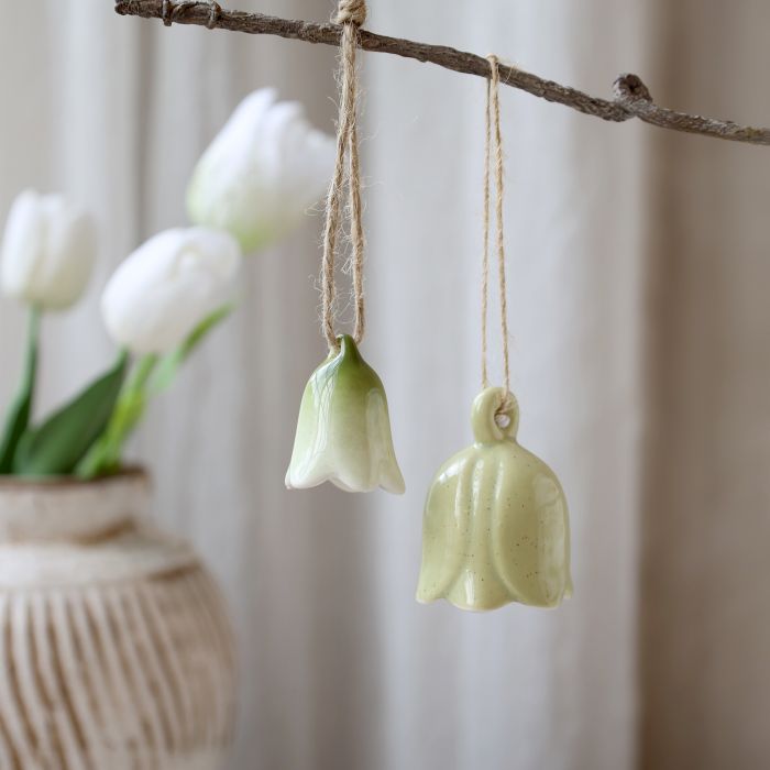 Klokkeblomst til ophæng sæt af 2