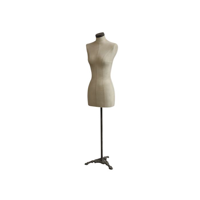 Mannequin Dress Form on foot w. decor