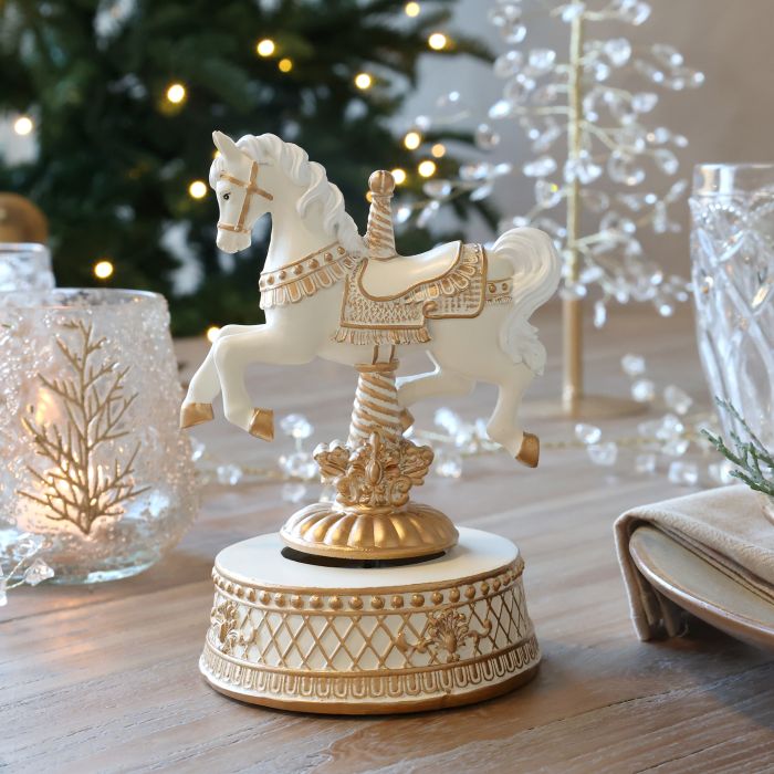 Noël Music Box w. horse
