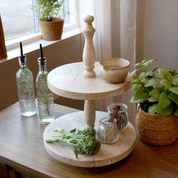 Tours Etagere m. udskæring