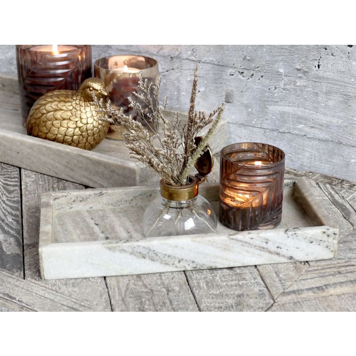 Morlaix Tablett aus Marmor