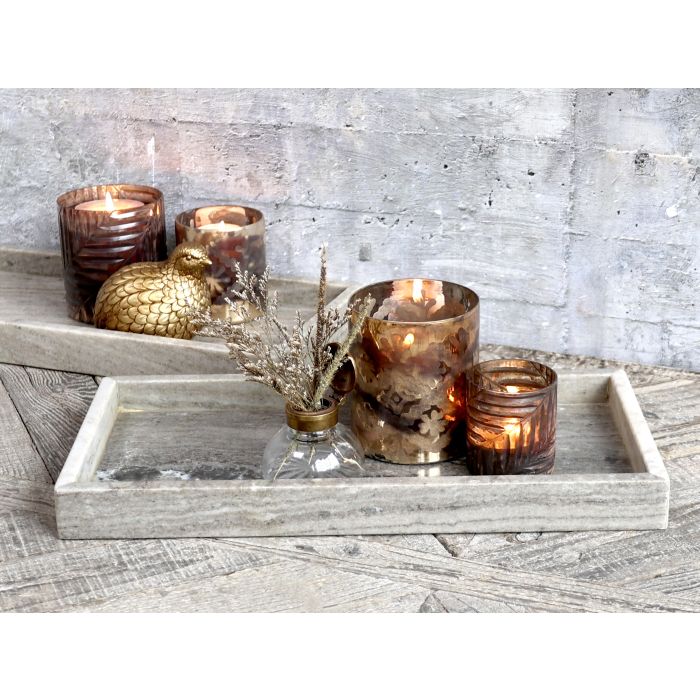 Morlaix Tablett aus Marmor