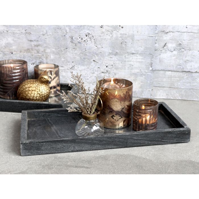 Morlaix Tablett aus Marmor