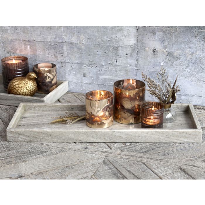 Morlaix Tablett aus Marmor