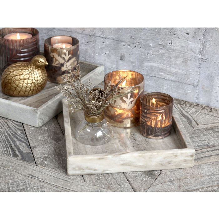 Morlaix Tablett aus Marmor