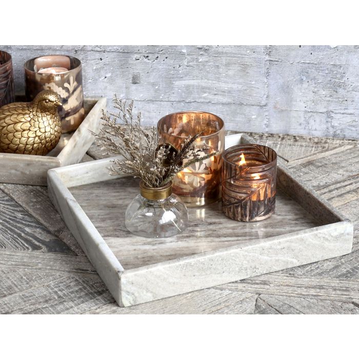 Morlaix Tablett aus Marmor