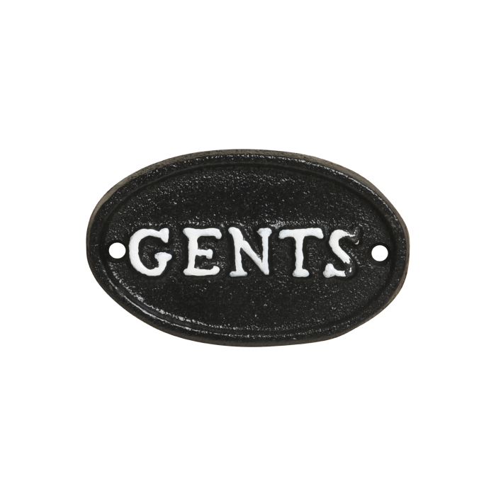 Schild Gents