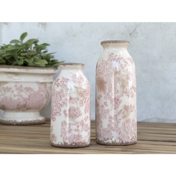 Melun Flasche m. franz. Muster