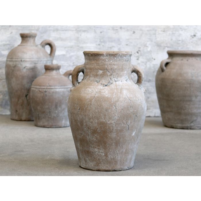Terracotta Krukke m. hank