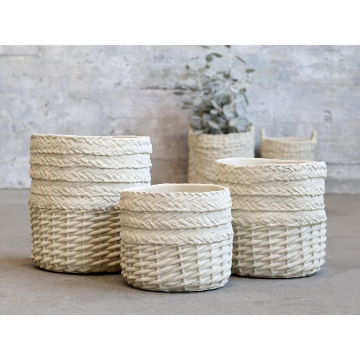 Corte Cache-pot avec motif tressé