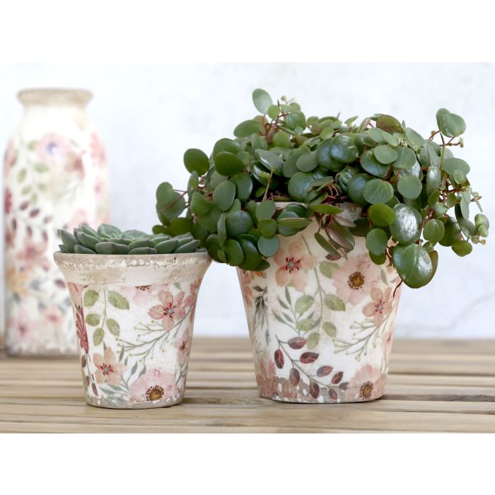Auray Blumentopf m. Blumen