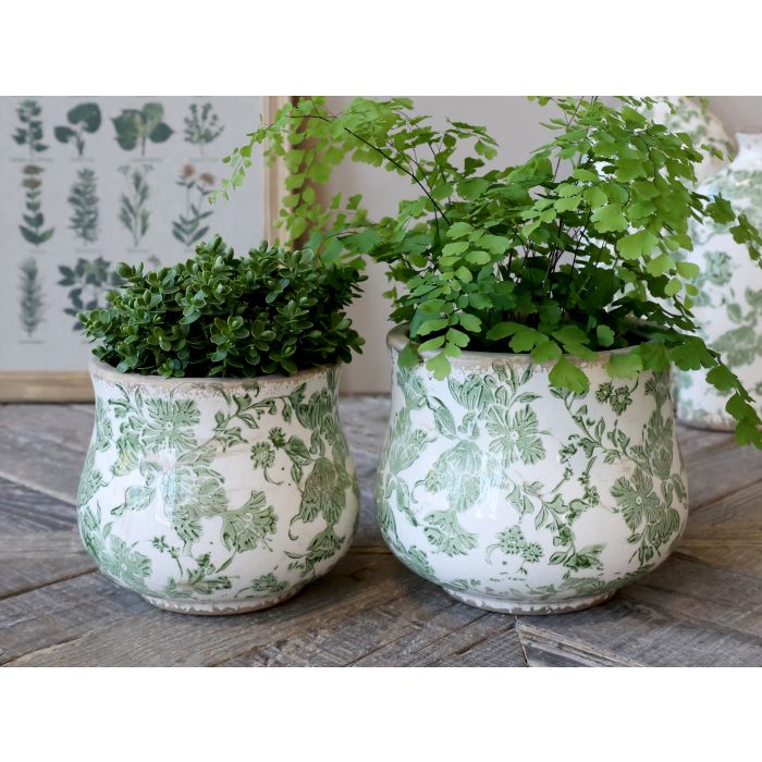 Melun Cache-pot avec motif français