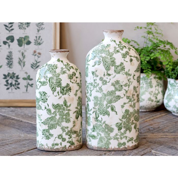 Melun Flasche m. franz. Muster
