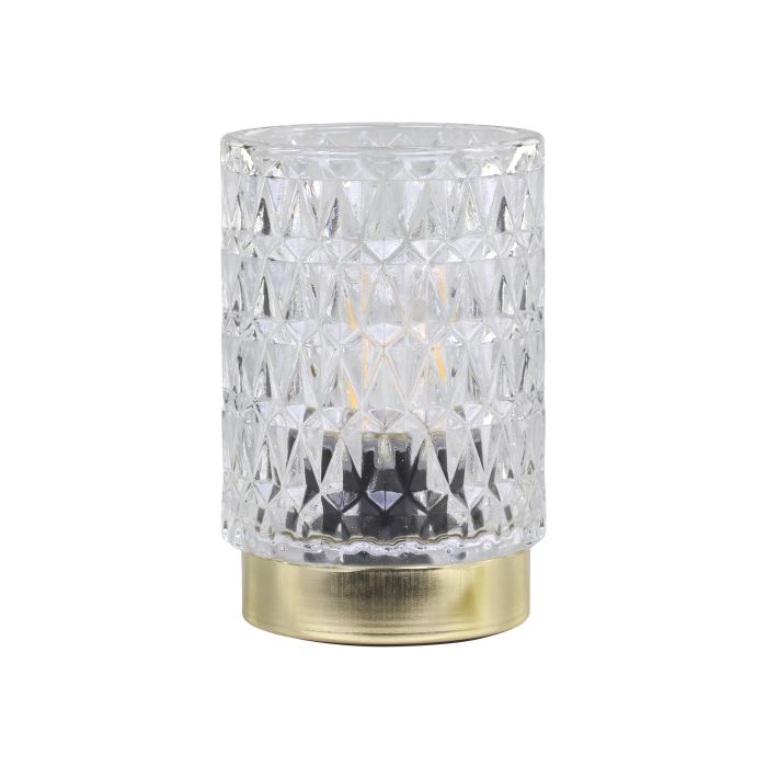Lampe m. diamantudskæring LED