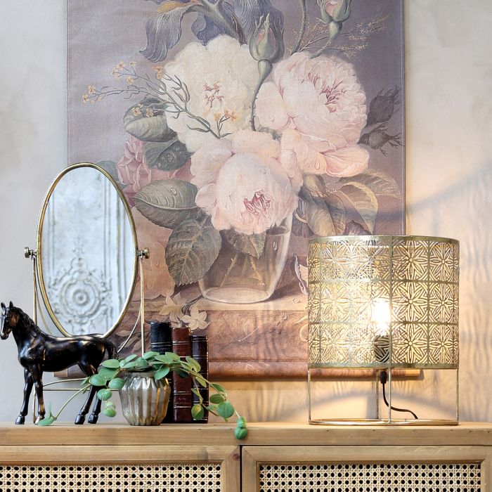 Lampe m. mønster