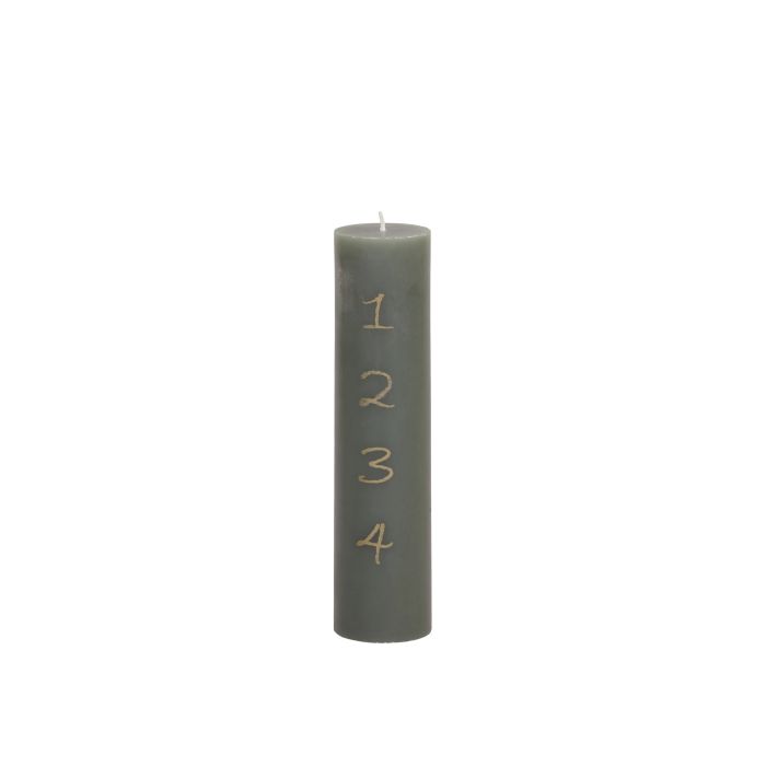Adventslys m. guldprint 48 t