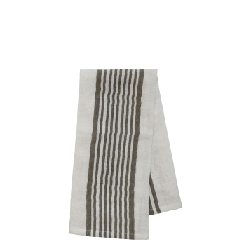 Éternel Tea Towel w. grain sack stripes