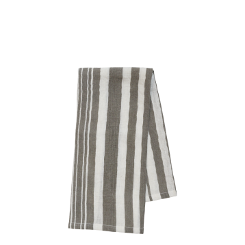 Éternel Tea Towel w. grain sack stripes