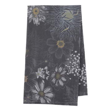 Aix Tea Towel w. flowers