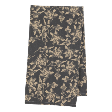 Aix Tea Towel w. leaf pattern