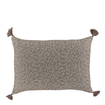 Aix Taie d’oreiller avec balais et motif floral