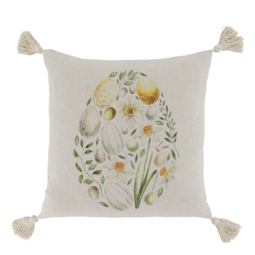 Aix Kissebezug mit Eiern, Blumen und Quasten