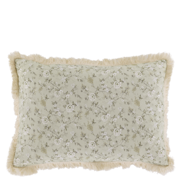 Aix Kissebezug mit Fransen und Blumen Motiv