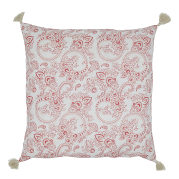 Aix Kissebezug mit Quasten und mit Paisley Motiv