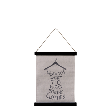 Leinwandbild zum aufhängen m. Text