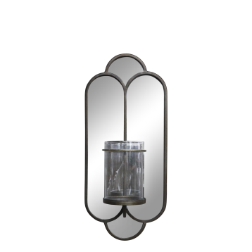 Wall Mirror w. candlestick
