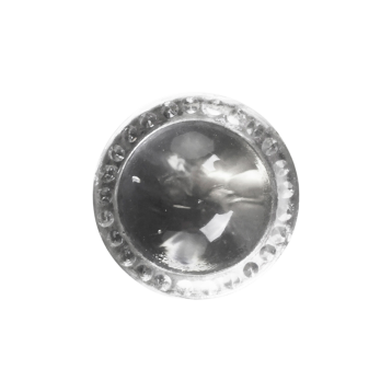 Knob glass w. pearl edge