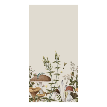 Serviette avec sol forestier