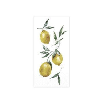 Napkin w. lemon motif