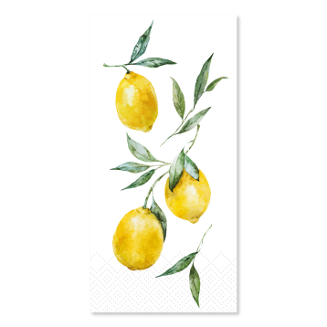 Napkin w. lemon motif