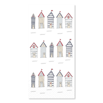 Napkin w. beach houses