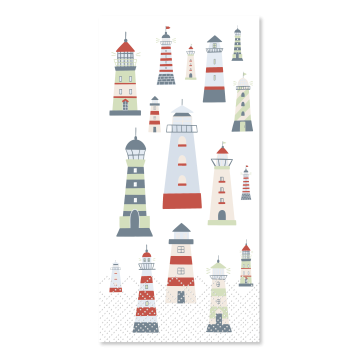 Napkin w. lighthouses